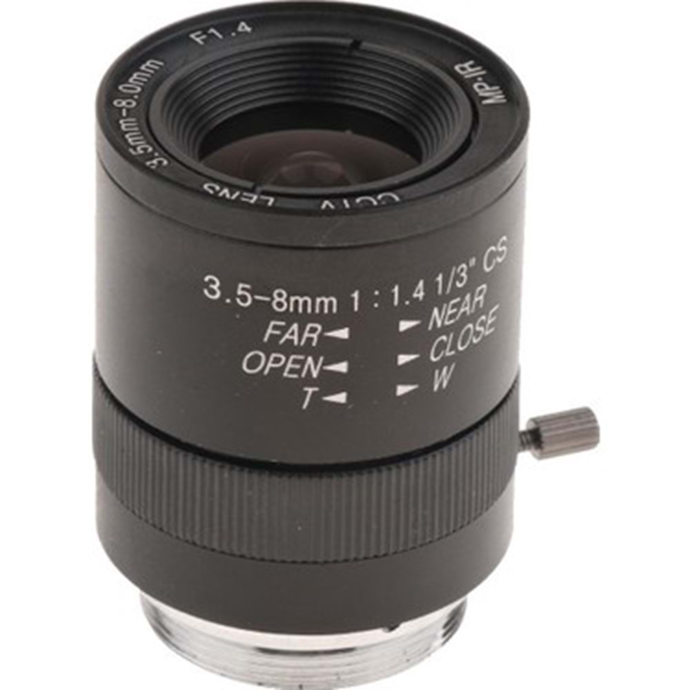 FLM-3580-4 (3.5~8 mm F1.4) V.F. Manuel İris Lens