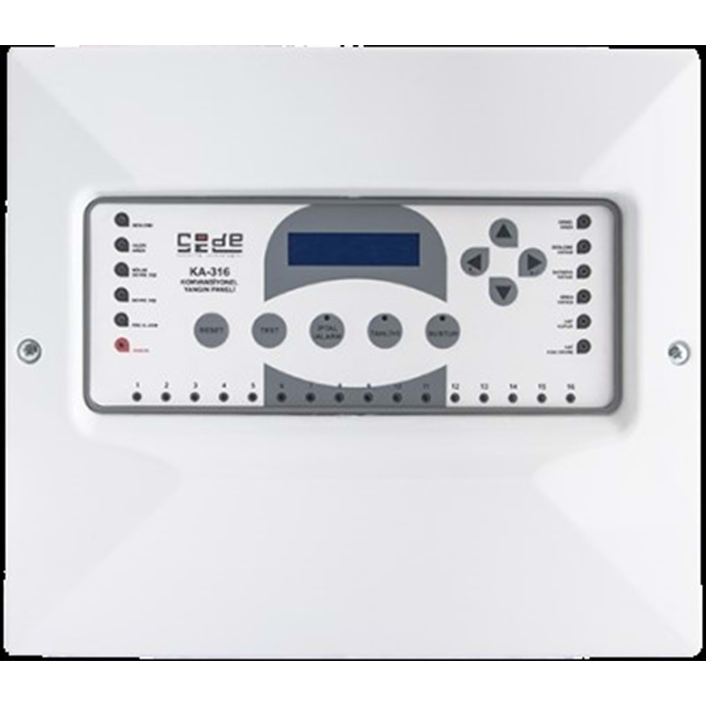 K4 4 Bölgeli Konvansiyonel Yangın İhbar Paneli