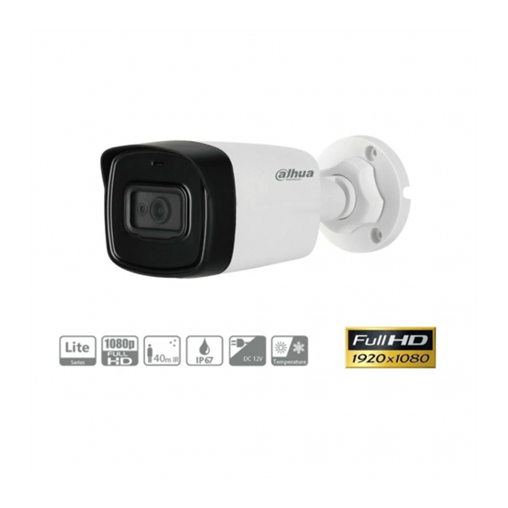 HAC-HFW1200TL-0360B 2 MP IR Bullet Kamera(40m IR)