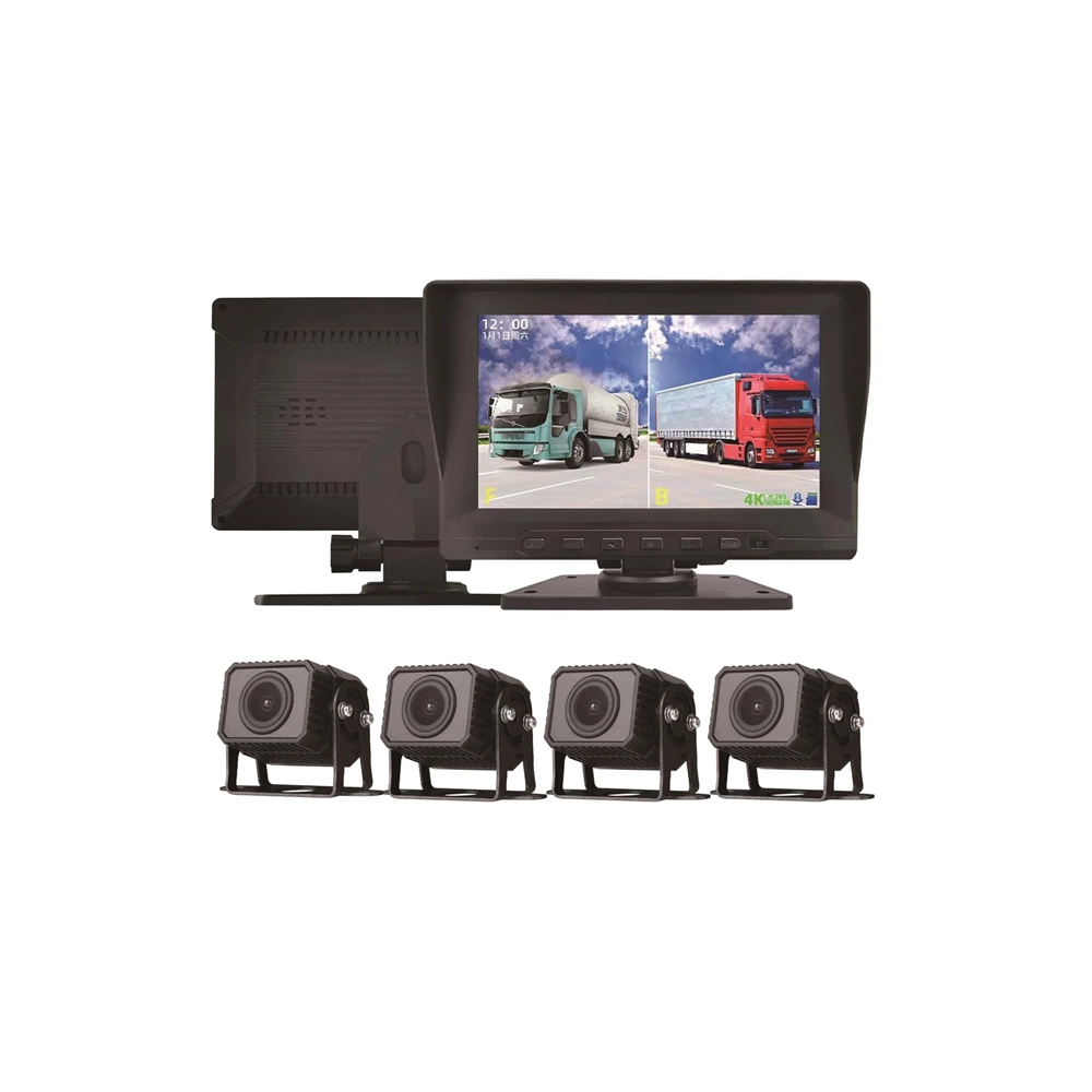 INOX-9044 7İNÇ 4 KAMERALI AHD KAYITLI SET