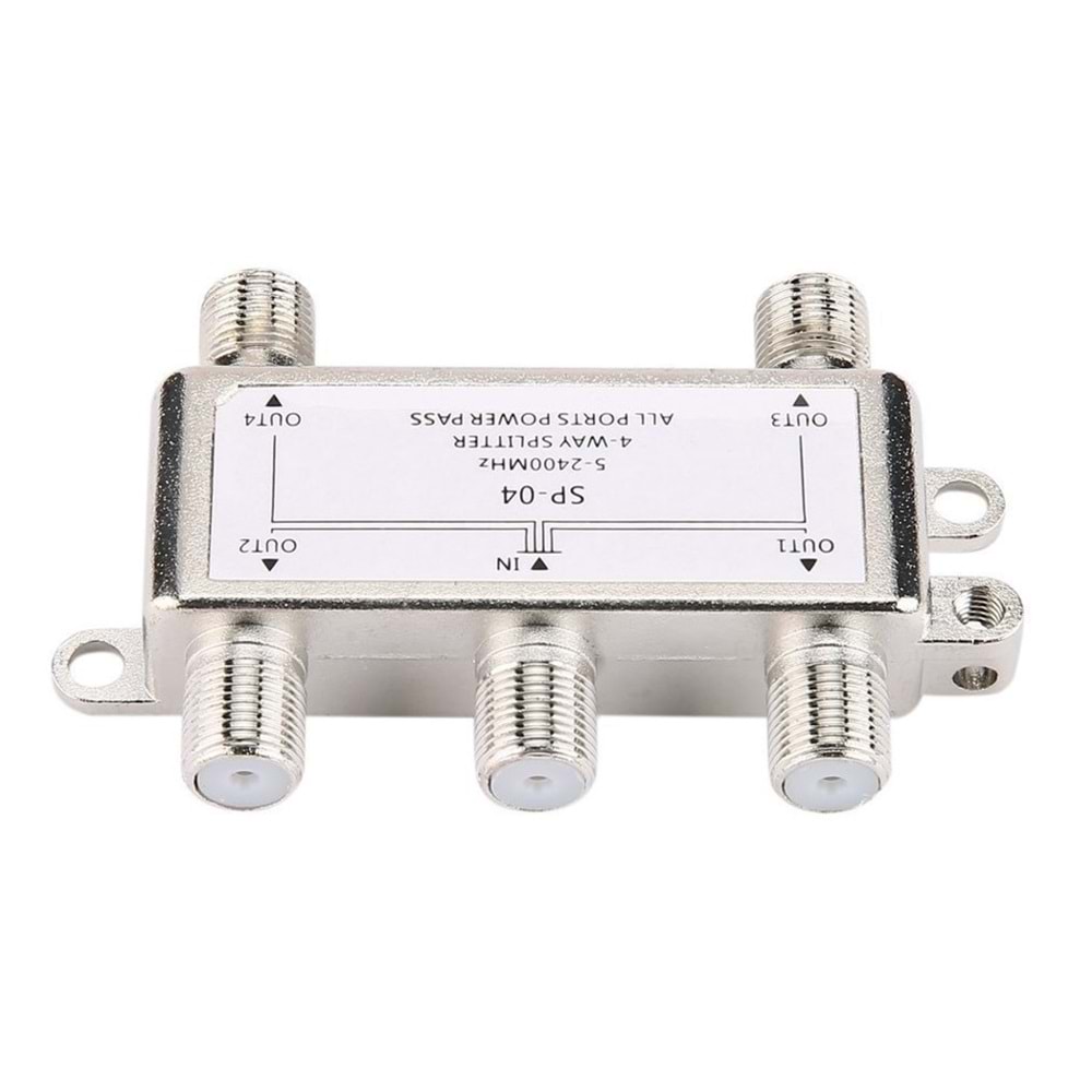 E-335C 4'lü Anten Splitter Powerpass