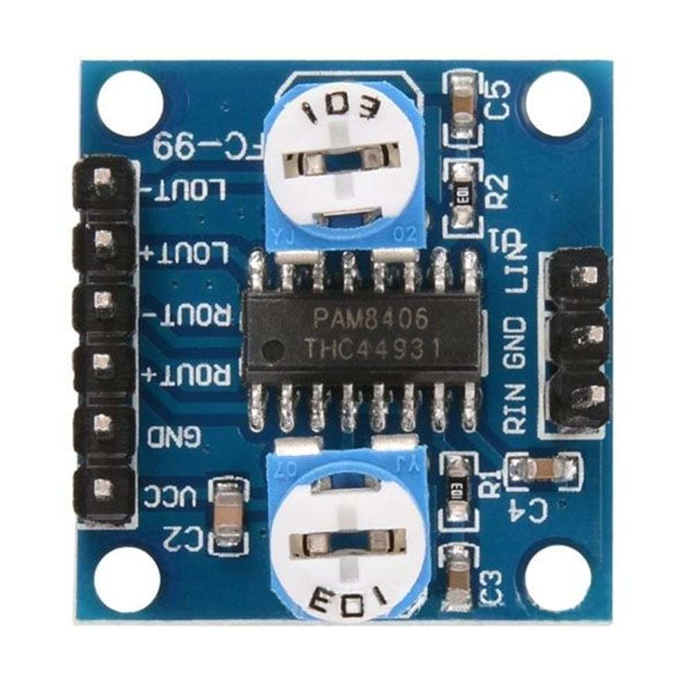 ARD-MDL 1310 - PAM8406 2*5W MİNİ DİJİTAL SES YÜKSELTİCİ