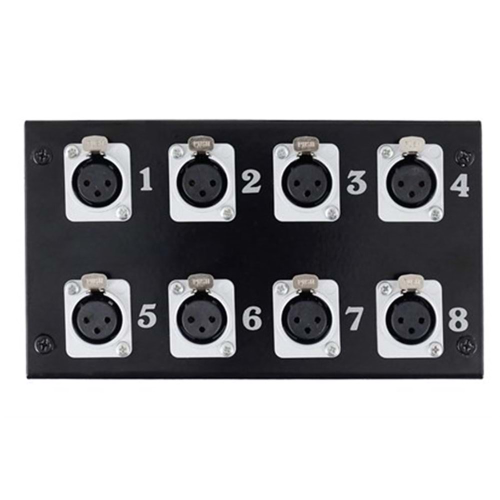 8'li Sahne Mikrofon Bağlantı Paneli STAGEBOX