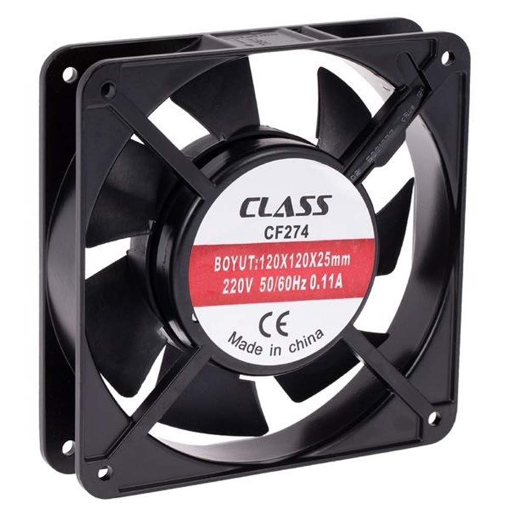CF274 120x120x25 AC 220V Aksiyel Fan