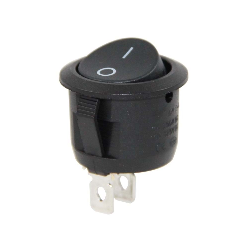IC-133-2 Yuvarlak Işıksız Anahtar (ON)-OFF 2P