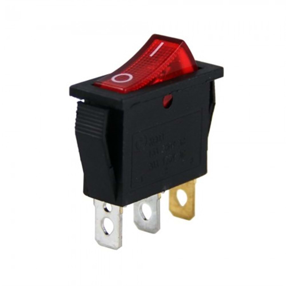 IC-113 Tekli İnce Işıklı Anahtar ON-OFF