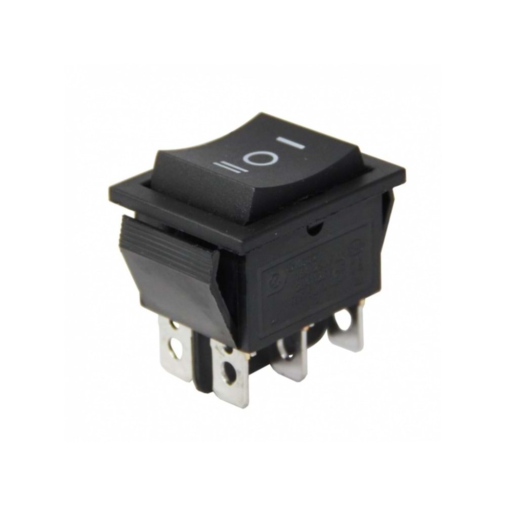 IC-110 GENİŞ IŞIKSIZ ANAHTAR (ON)-OFF-(ON) 6P YAYLI