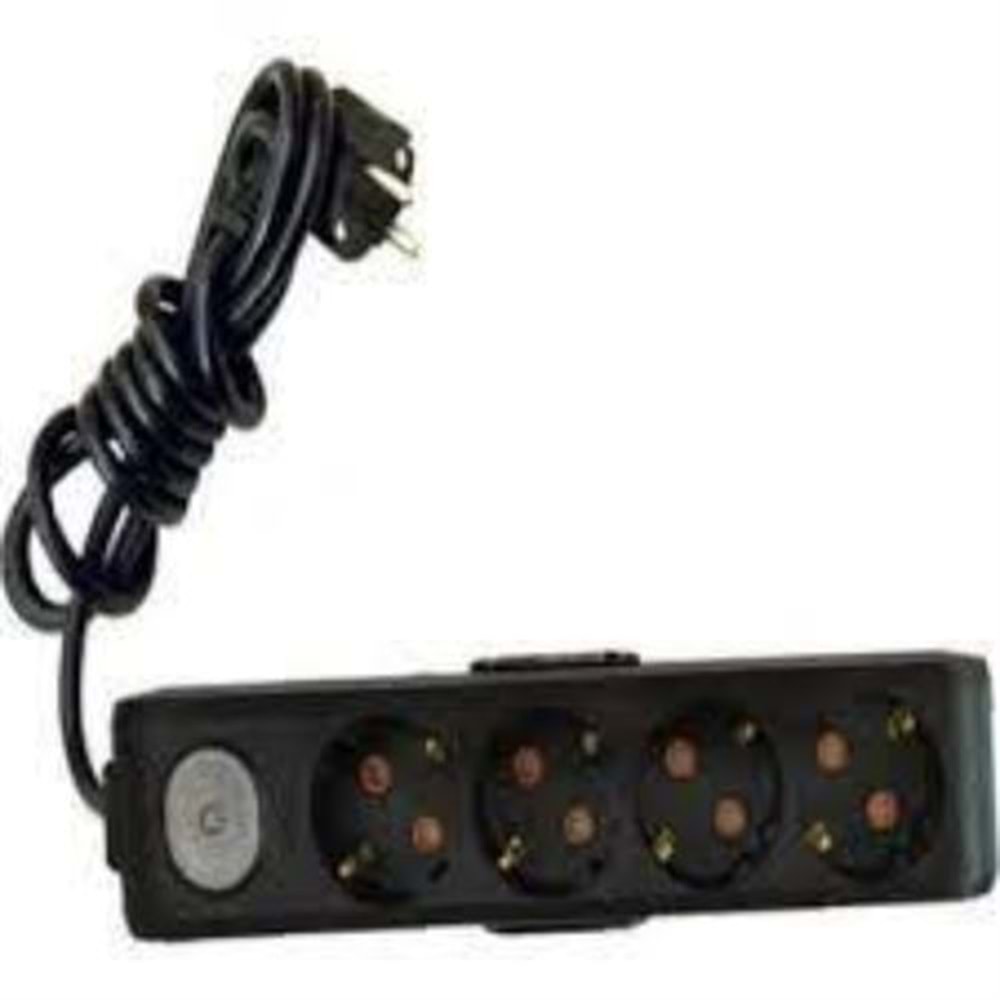 MR KABLOLU SOKETLI ANAHTAR SIYAH