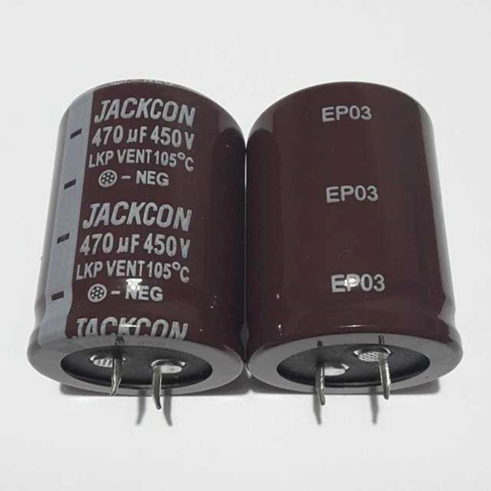 470uF 450V Elektrolitik Kondansatör
