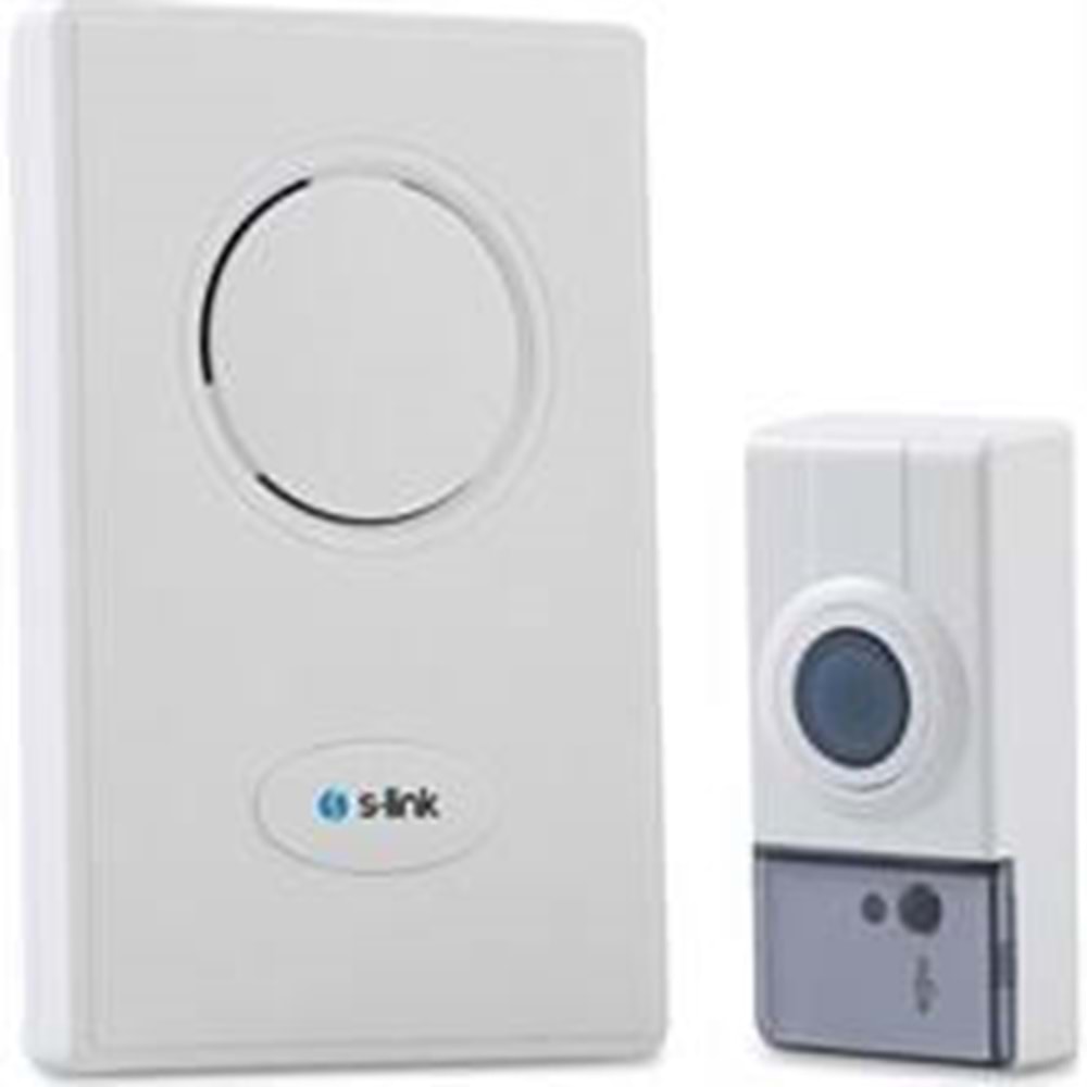 ZL-231 32 Melodili Beyaz/Gümüş Kablosuz Priz Tipi Kapı Zili