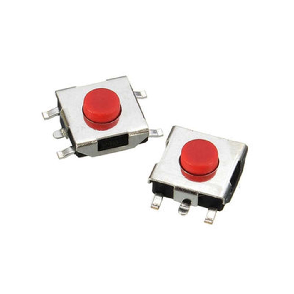6x6mm SMD Tact Switch Buton Kahverengi 3'lü