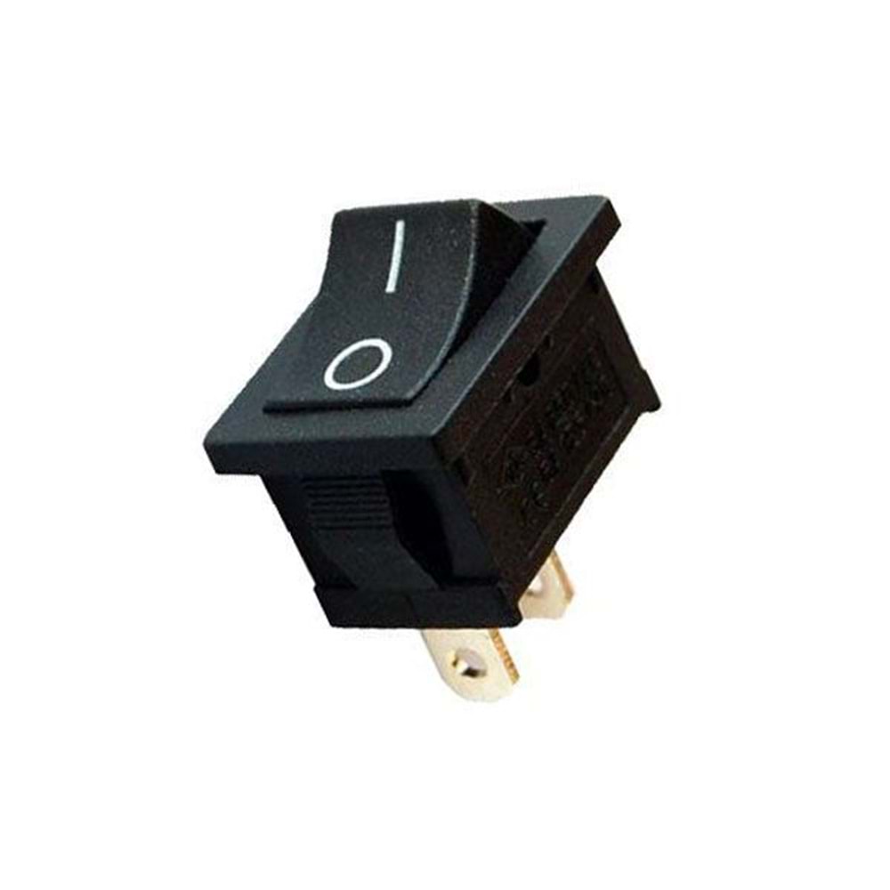 Yaylı 2 Pin On-Off Switch Buton Kalıcılı Şaseli