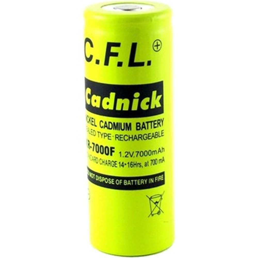KR-8000F 1.2V 8000mAh Şarjlı Pil