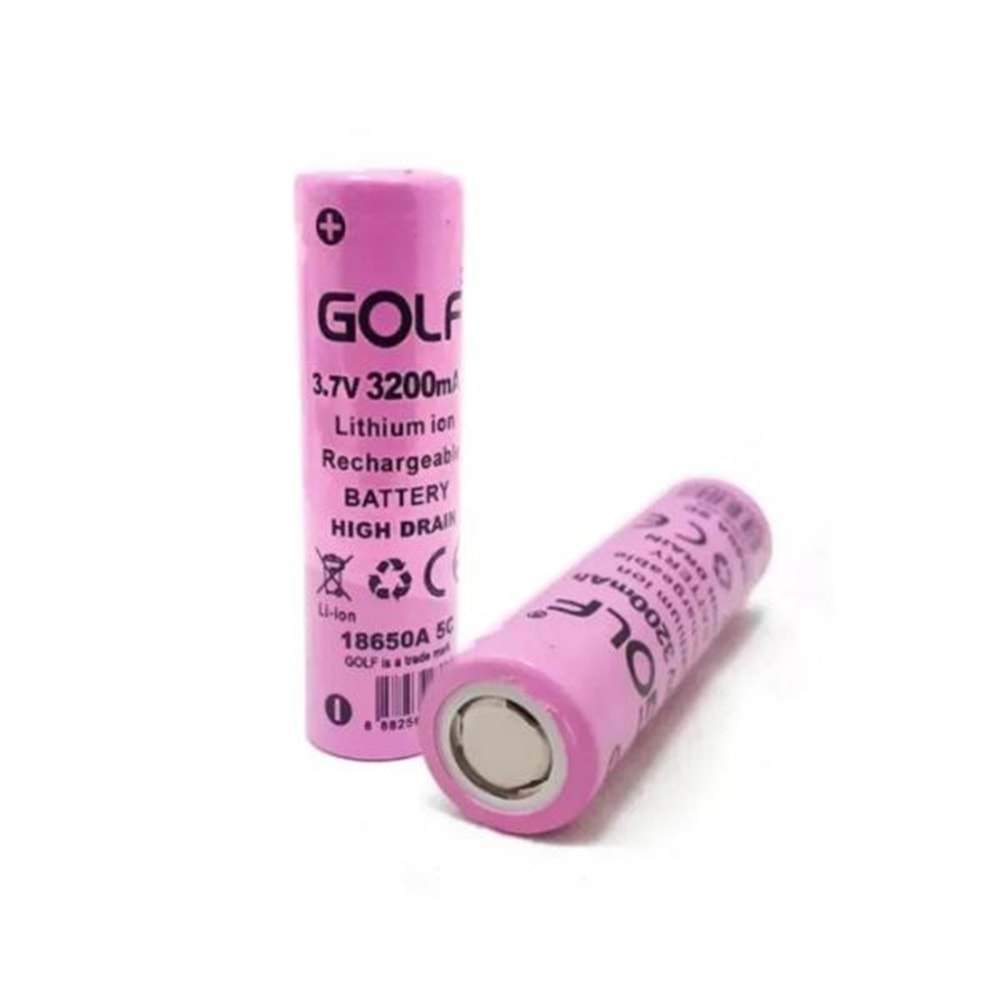 18650 3200mAh Şarjlı Pil