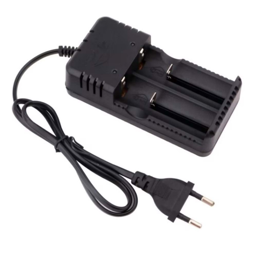HD-8991A 3.7V Li-iOn 2'li Pil Şarj Cihazı (18650-26650-10440-14500-16340-16650-18350-18500)