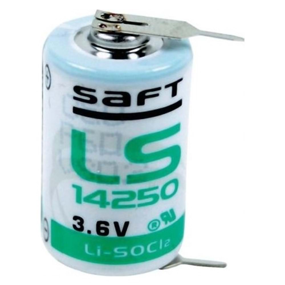 21503 1/2AA - 3.6 Volt Kısa Boy Puntalı Lityum Pil