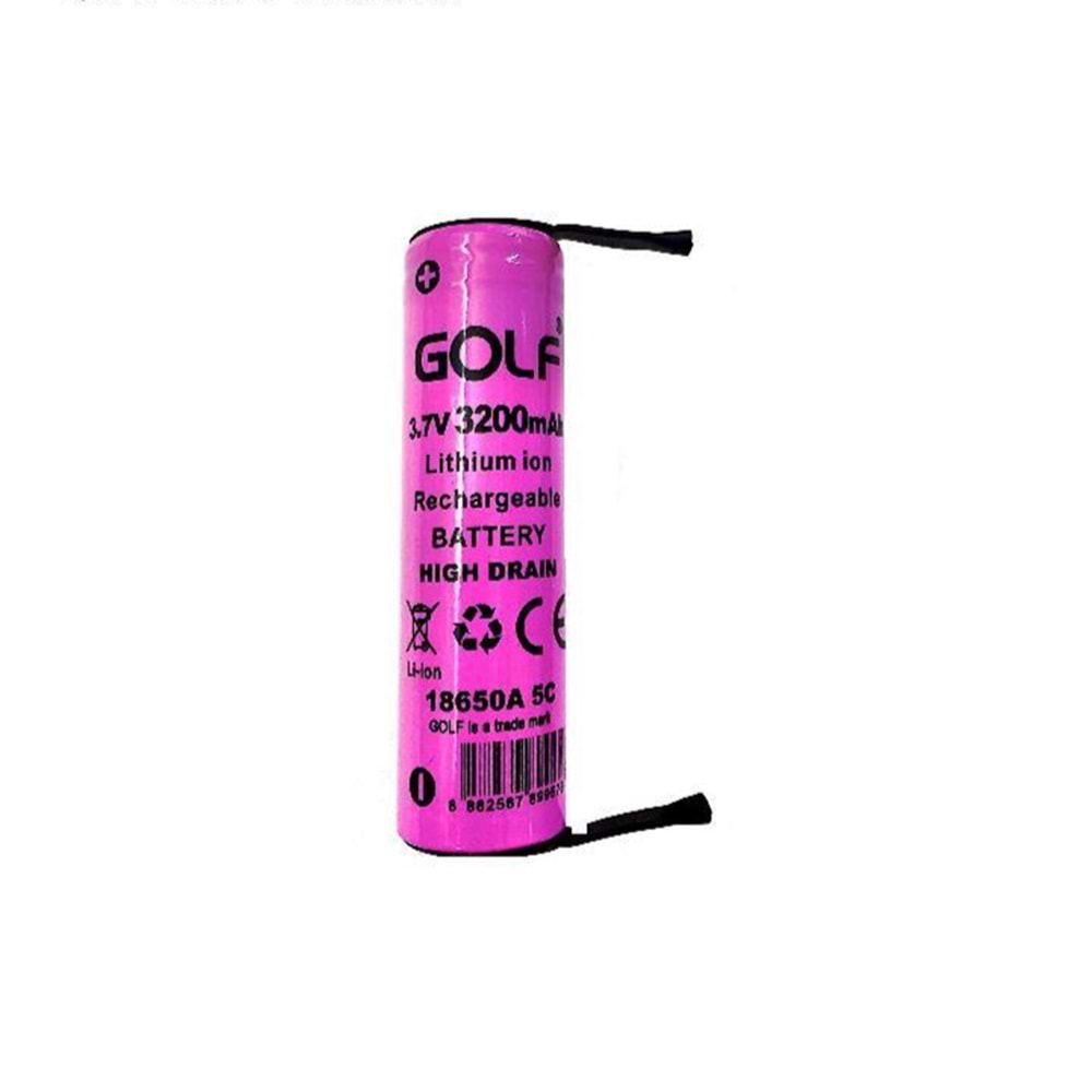 CFL18650P 3.7V 2600mAh Puntalı Pil