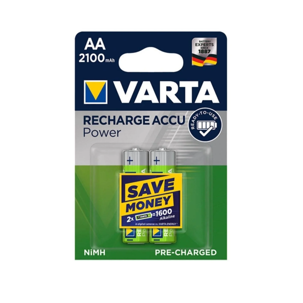 MT-V2100 1.2V 2100mAh 2'li Şarjlı Pil