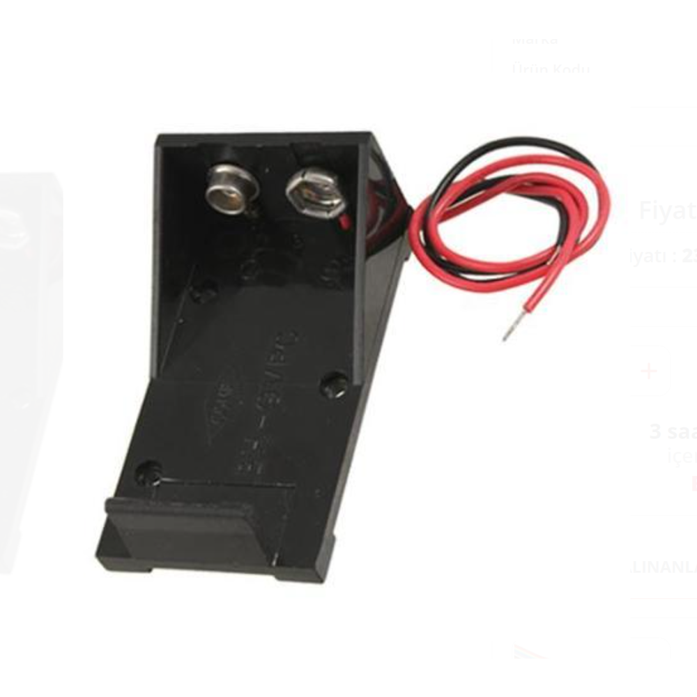9V Pil Yatağı