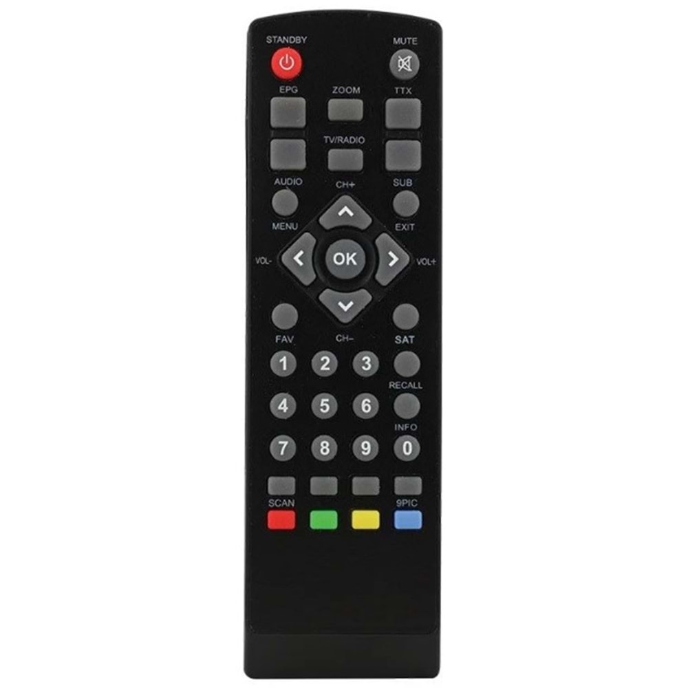 MERTER Korax 6802 Uydu Alıcı Kumandası