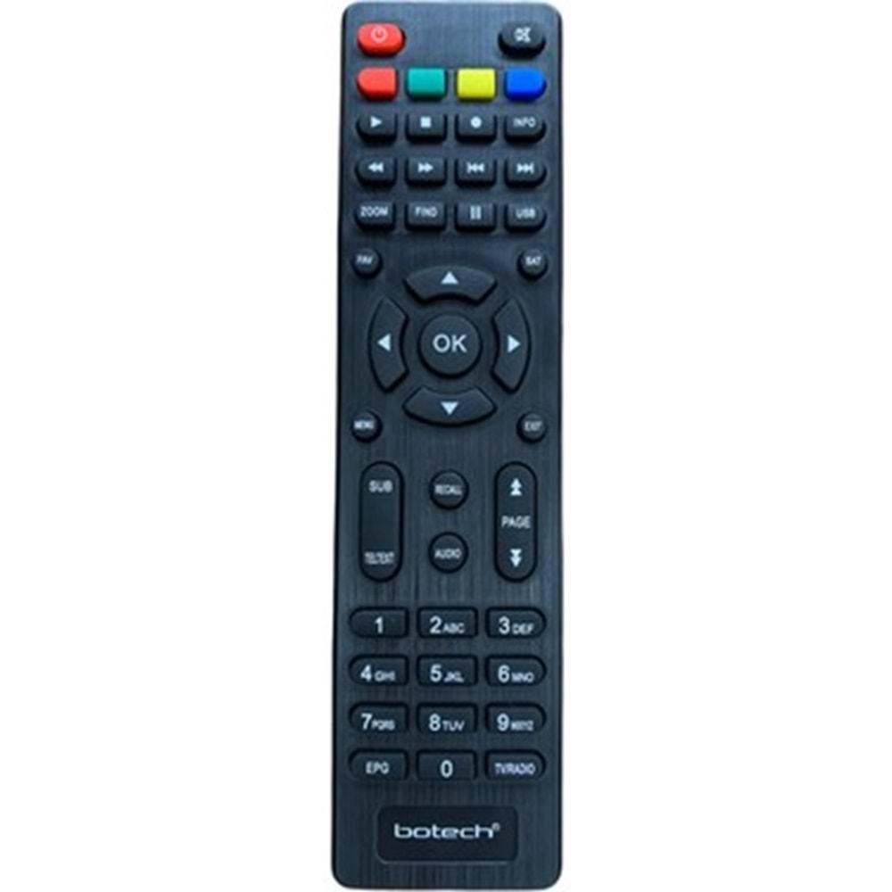 IRU0117 Botech Bs-5000 Full Hd Uydu Cihazı Kumandası