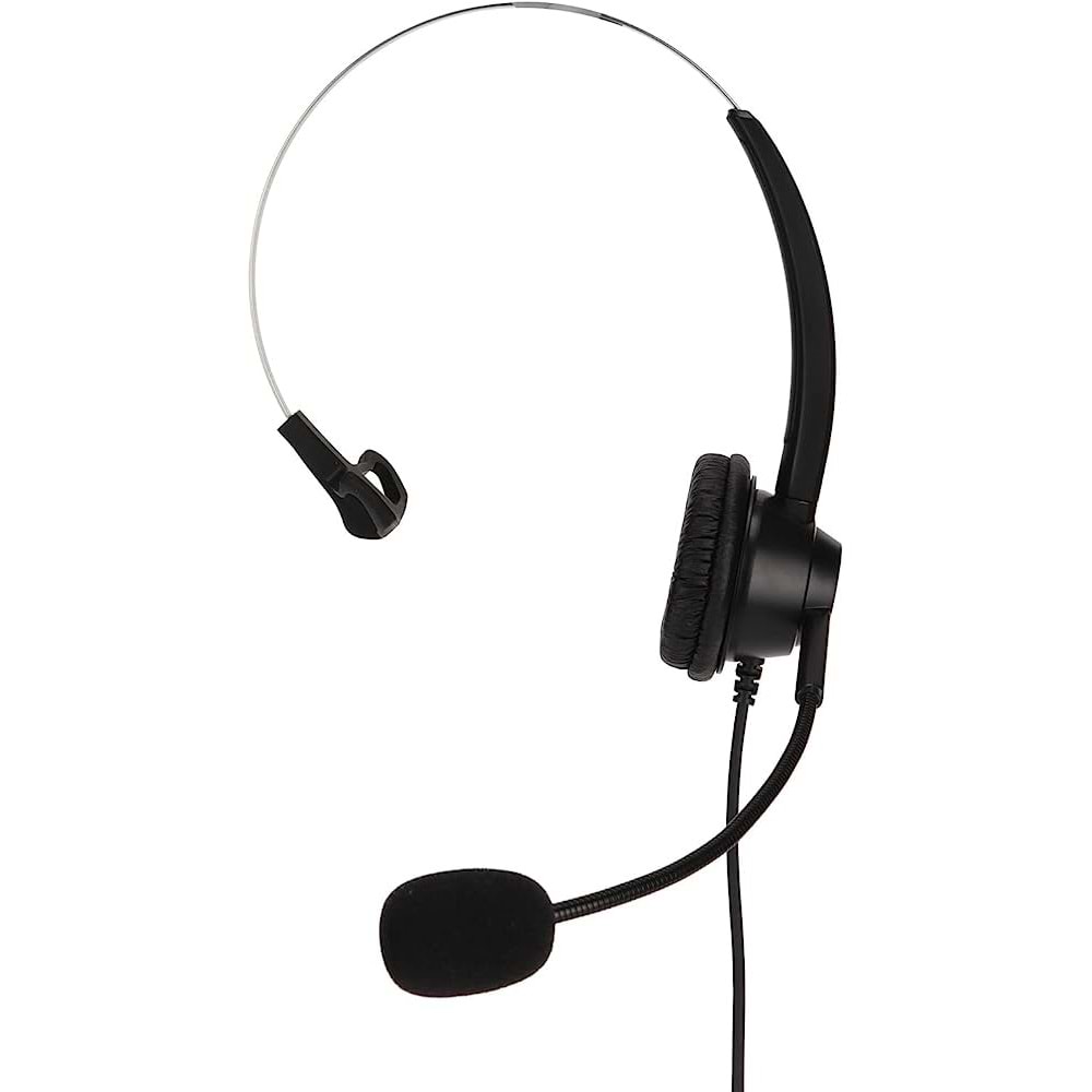 Mikrofonlu Kablolu Tekli Kulaklık