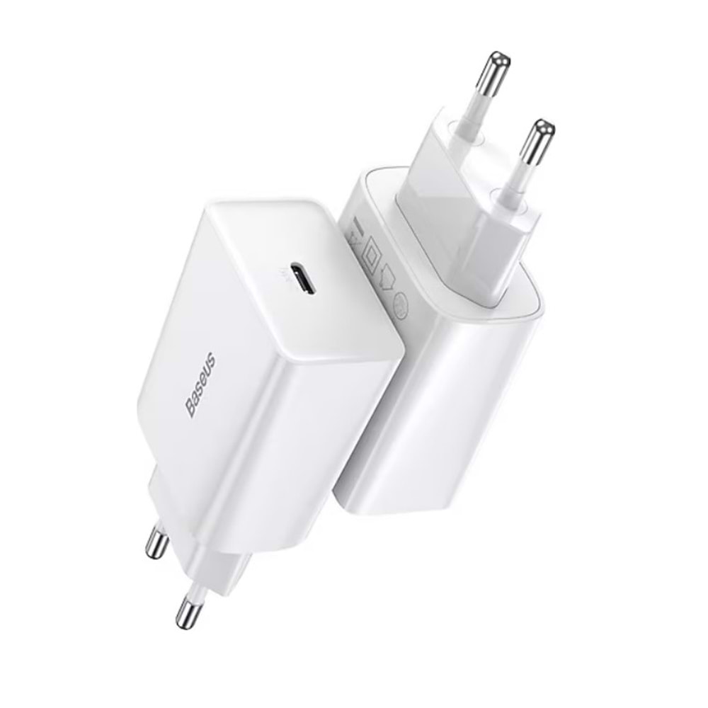 Speed Mini PD 20 W Type-C Hızlı Şarj Cihazı Beyaz