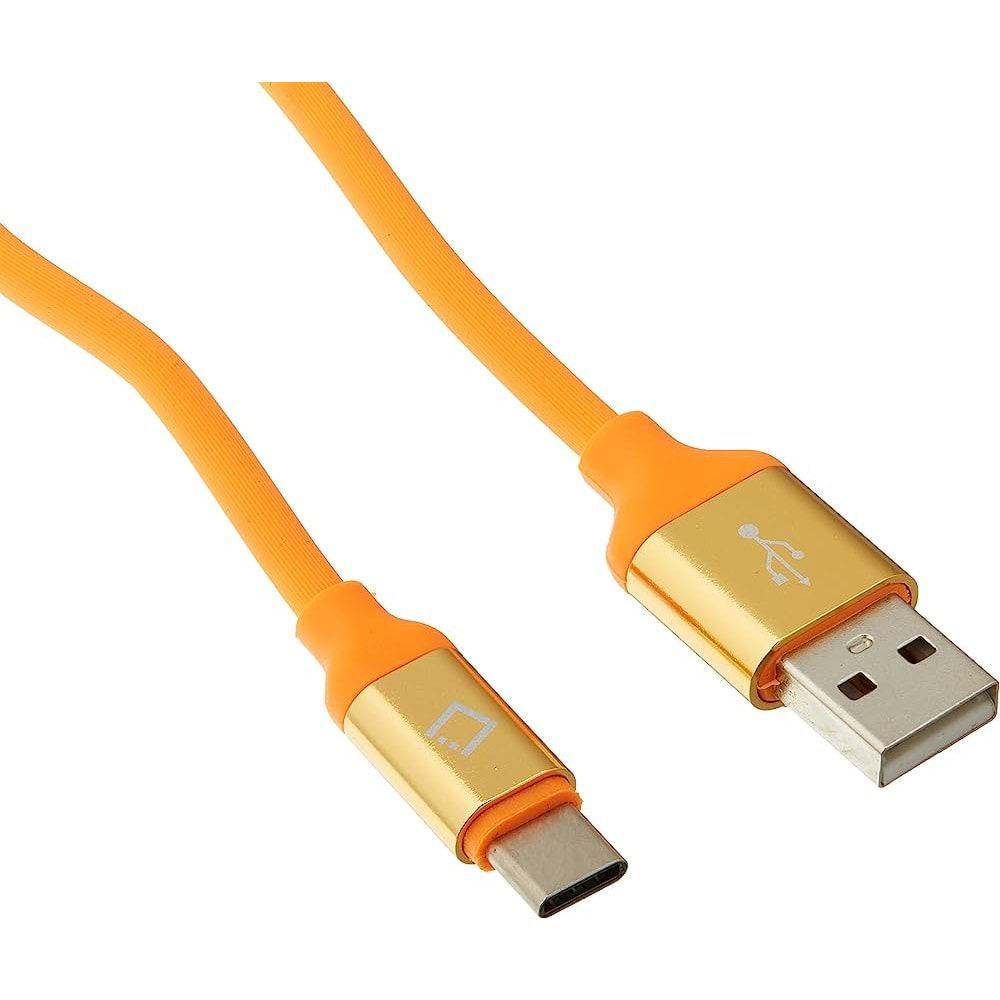 Type-C Şarj-Data Kablosu - Turuncu