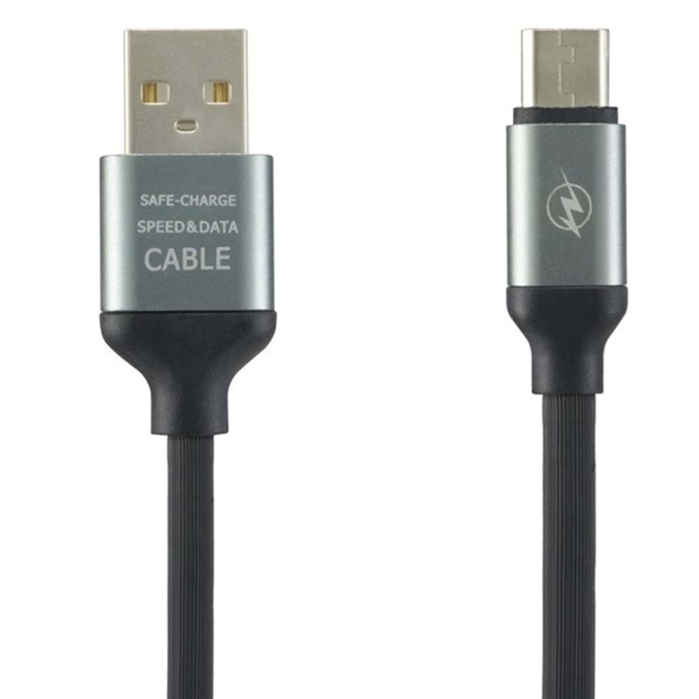 Micro-USB Şarj-Data Kablosu - Gri