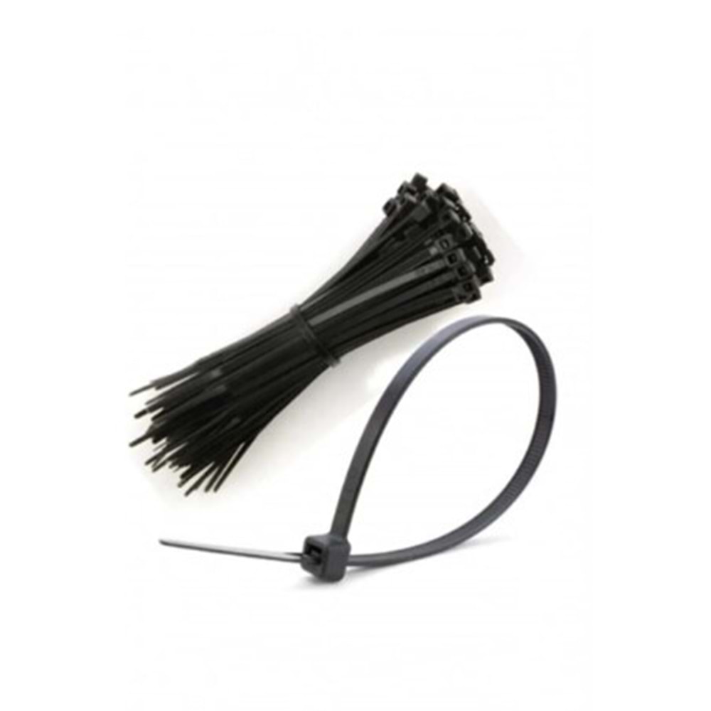 7.5mm*30cm Siyah Klips 50'li