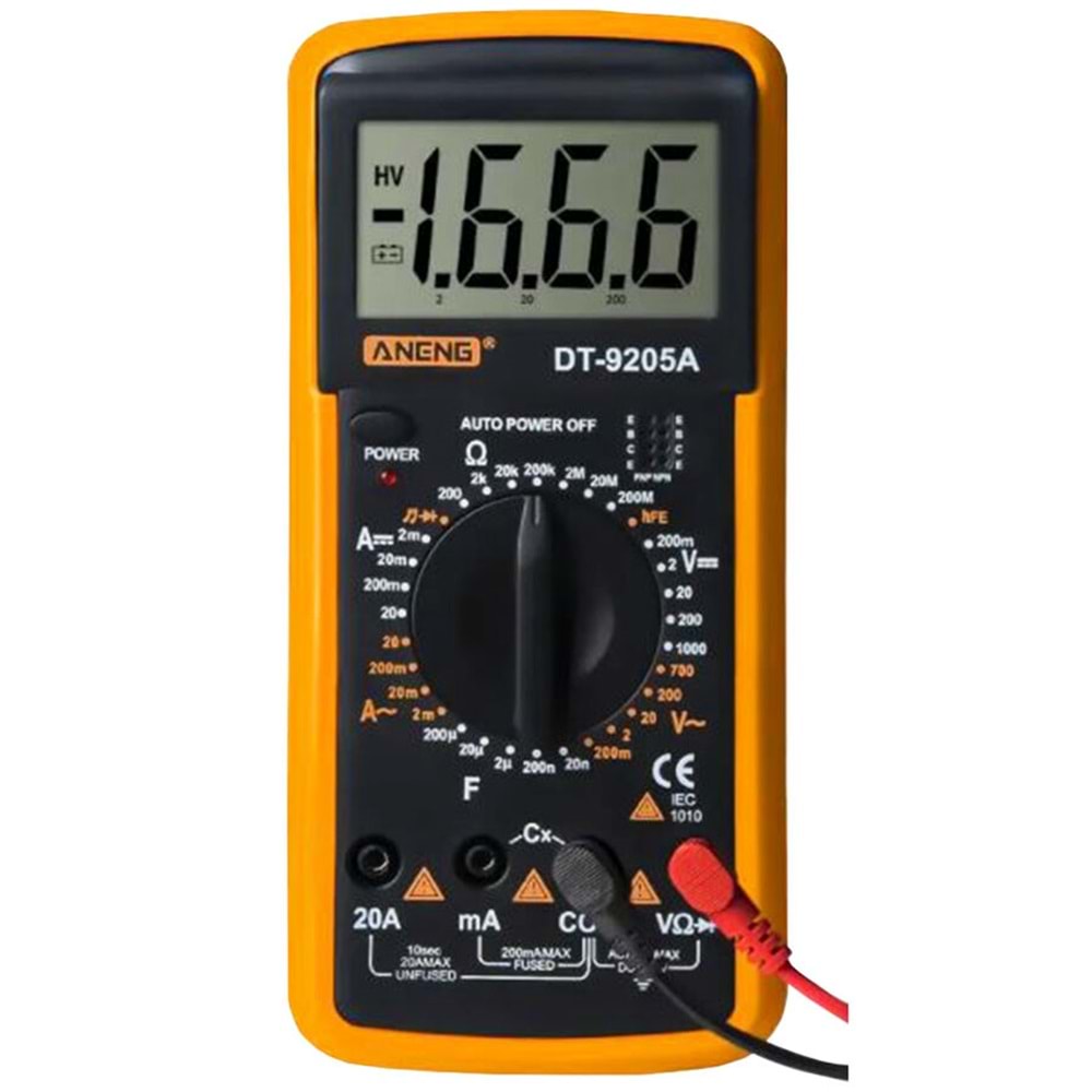 DT-9205A Dijital Multimetre
