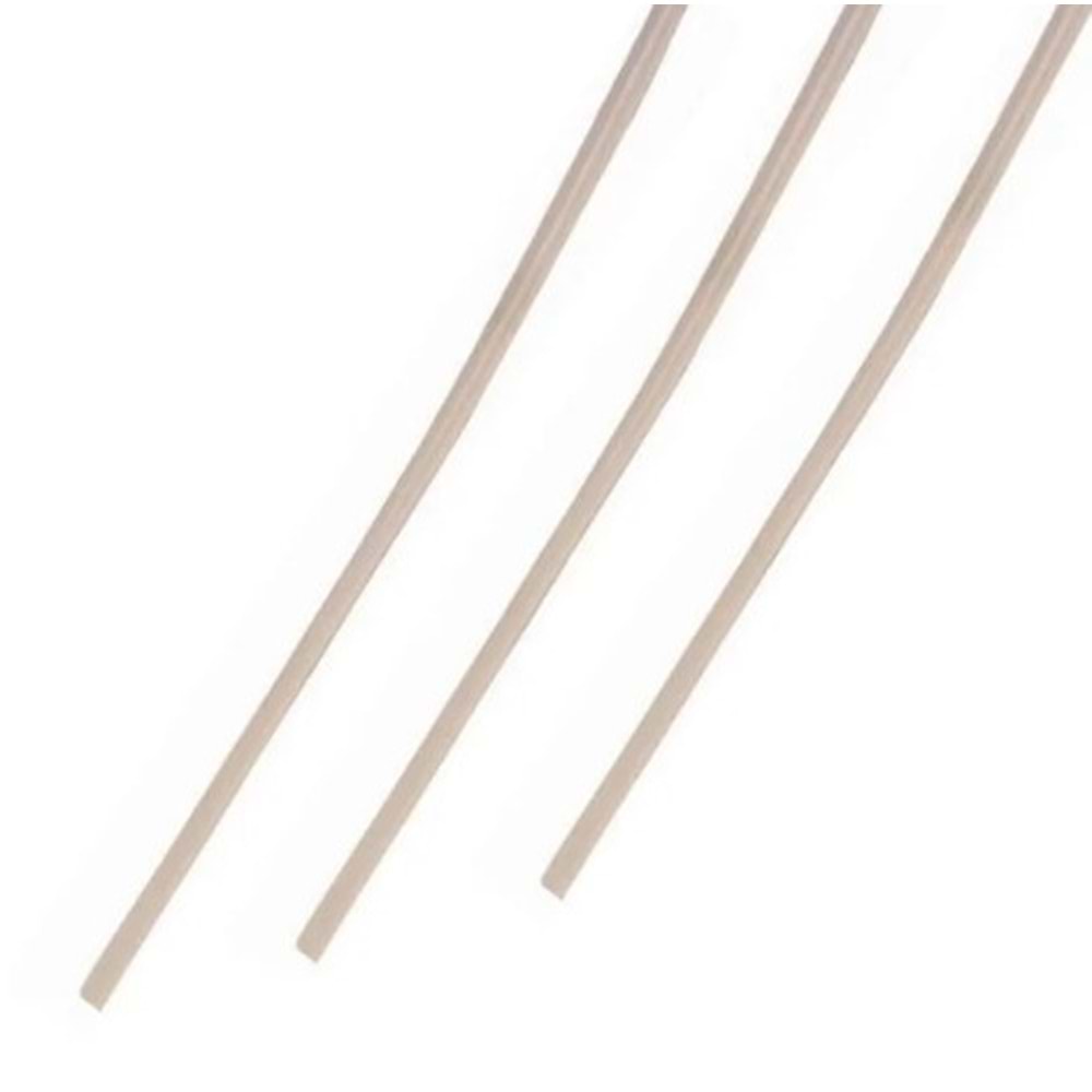 8mm 30 Cm İnce Beyaz/Şeffaf Silikon