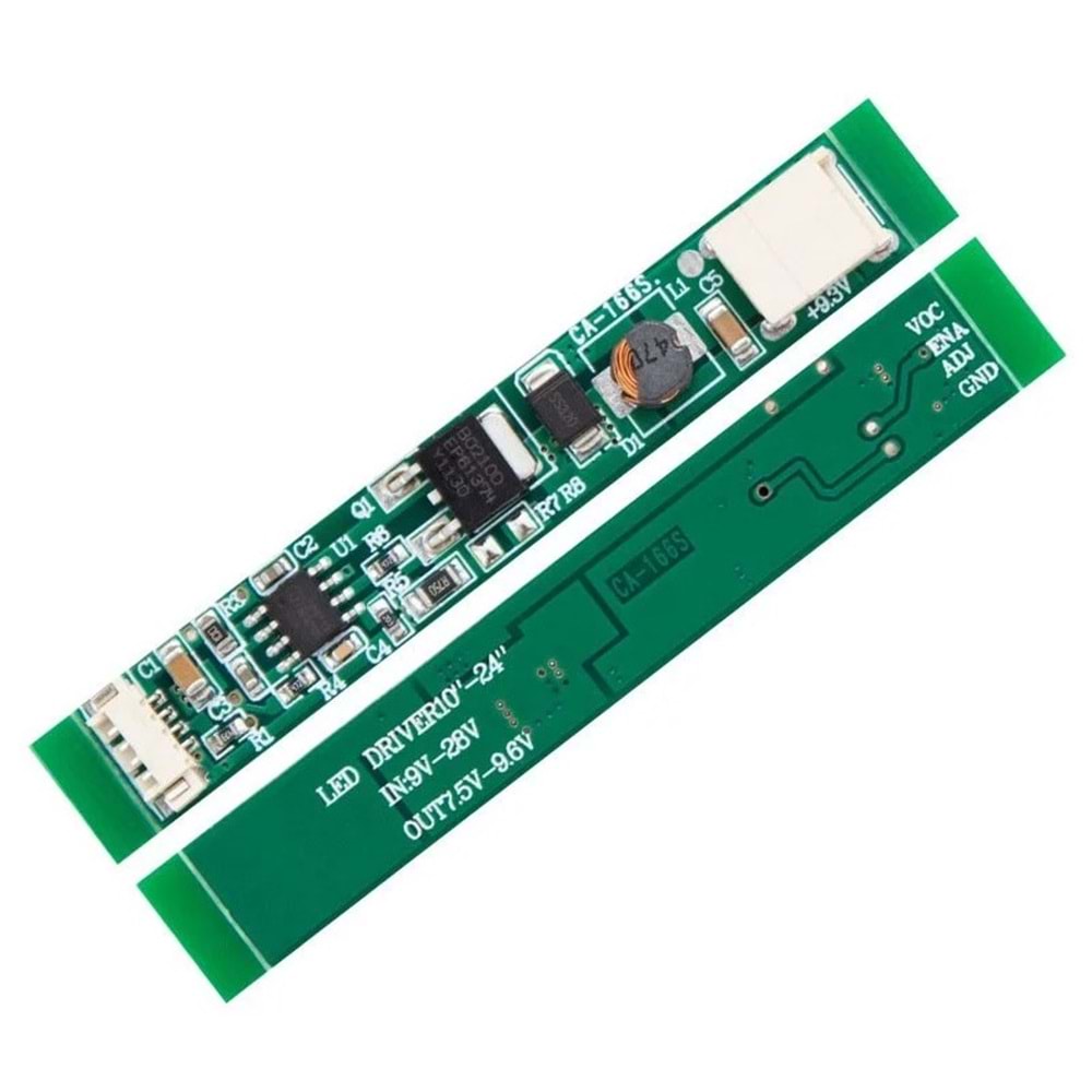 CA-166 Universal 10V-30V Girişli 9.6V Çıkışlı 8*1.1 Cm Led İnvertör