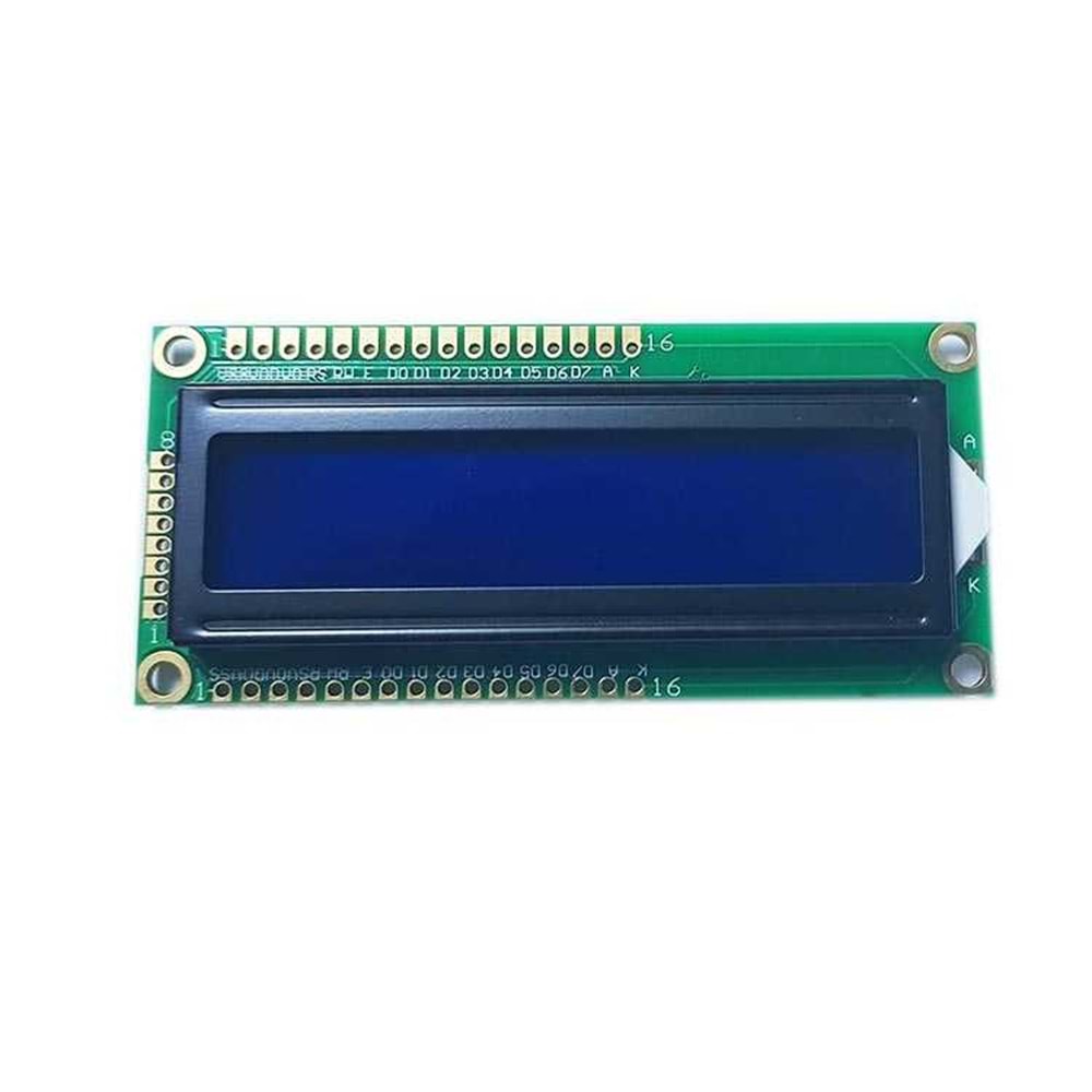 LCD DİSPLAY 1602A 2X16 MAVİ