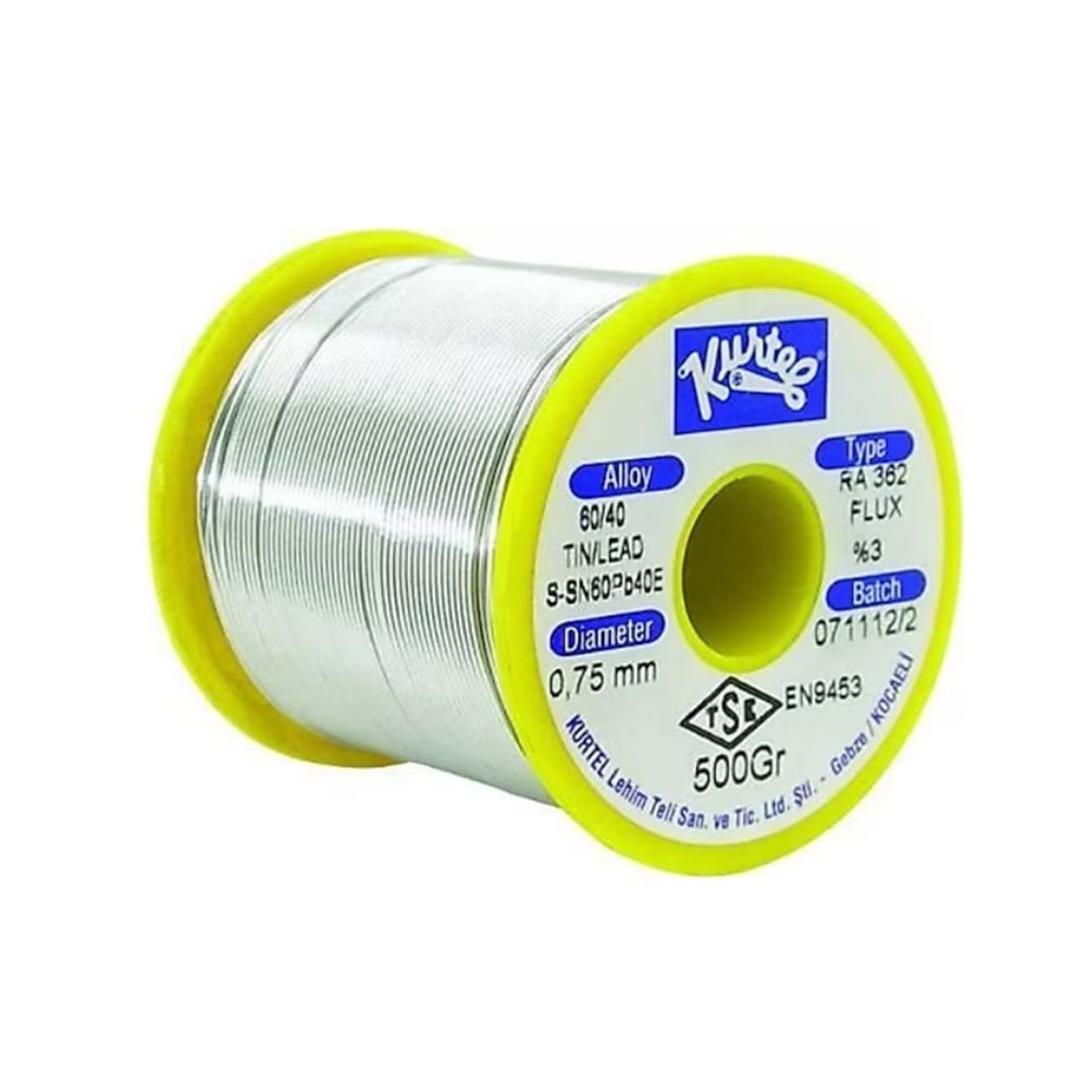 LEH 500-75 60 - 40 - 0,75mm 500 gr. Makara Lehim Teli