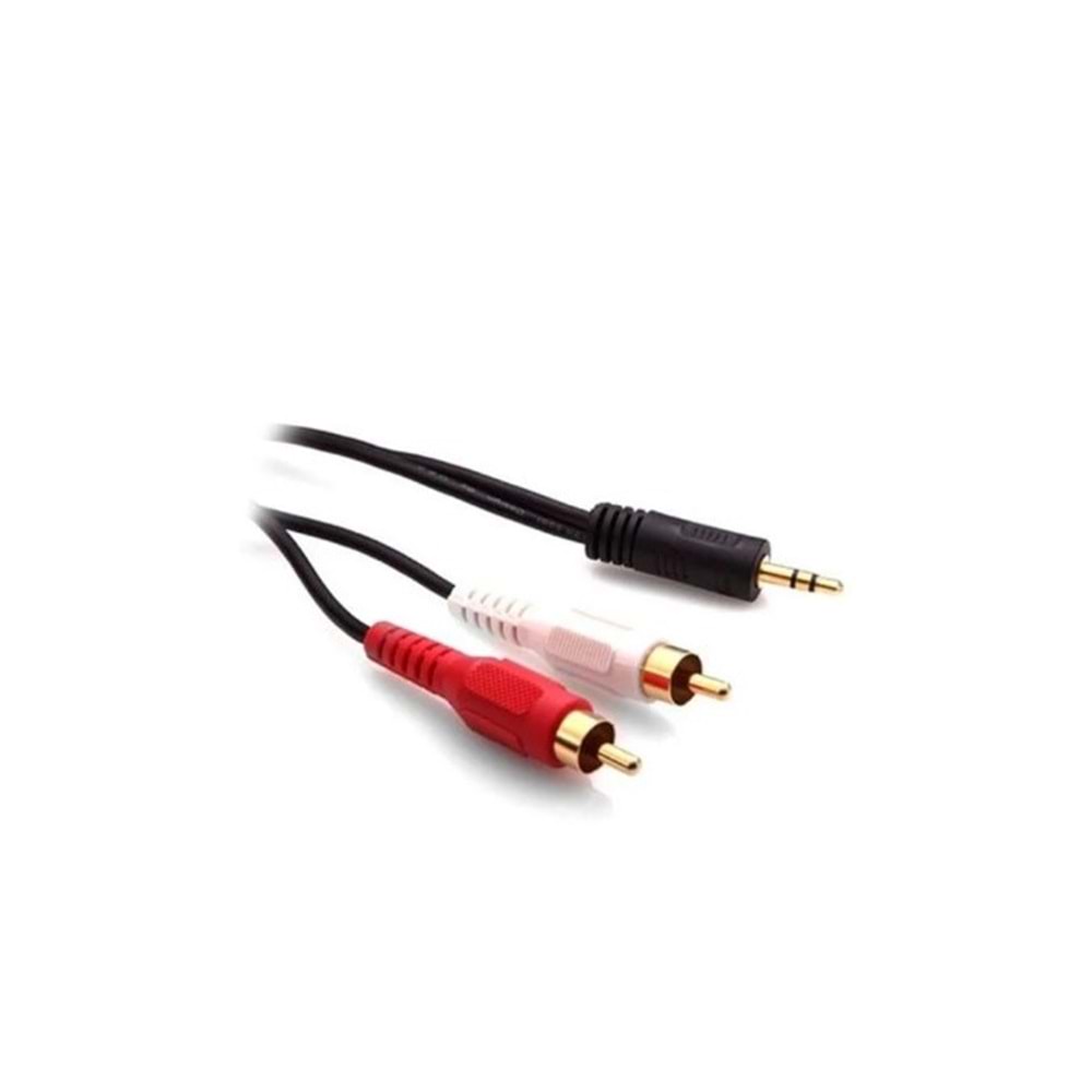 RCA to Aux 3,5mm Stereo Kablo