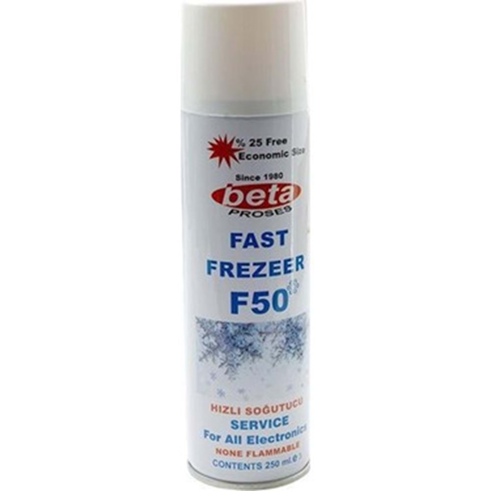 KT50 F50 FAST FREZEER SOĞUTUCU 250mL -50°C