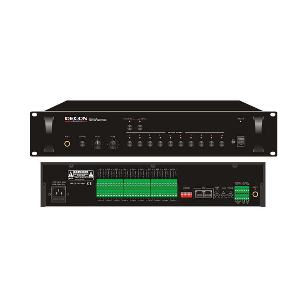 DP-7212 DECON 10 KANAL ZONE SEÇİCİ