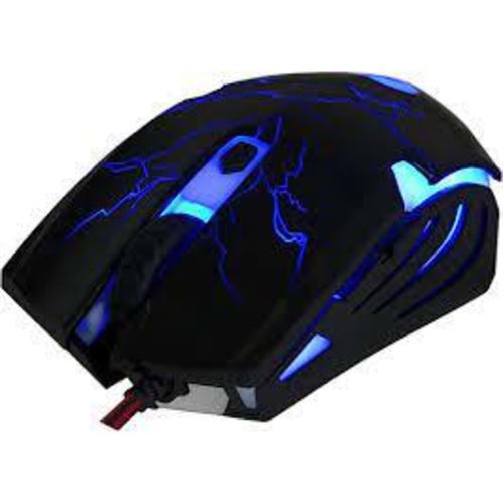 GX5 FM-G3270K Makrolu Kablolu Optik Oyuncu Mouse & Mouse Pad