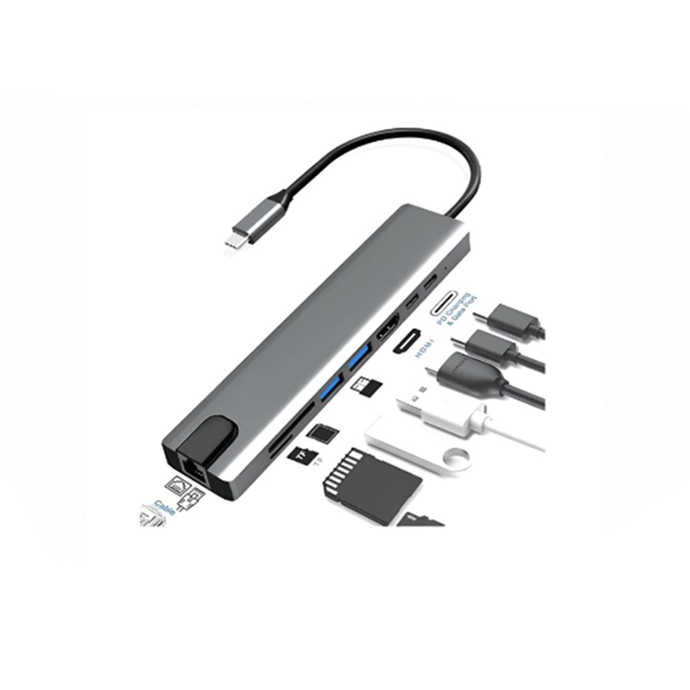 FL0419 Type-C to 8IN1