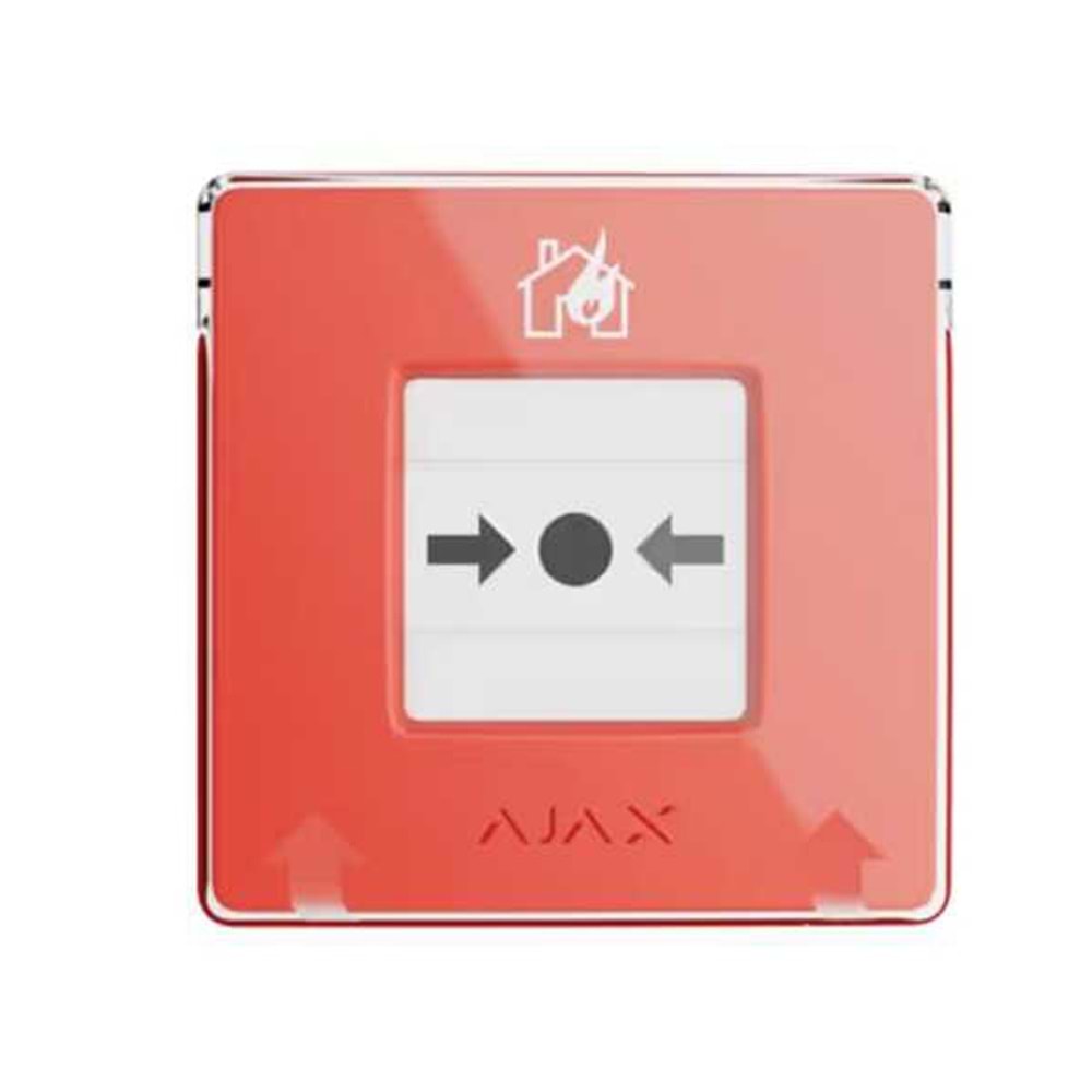 Manual Call Point Kablosuz Kırbas Buton - Kırmızı