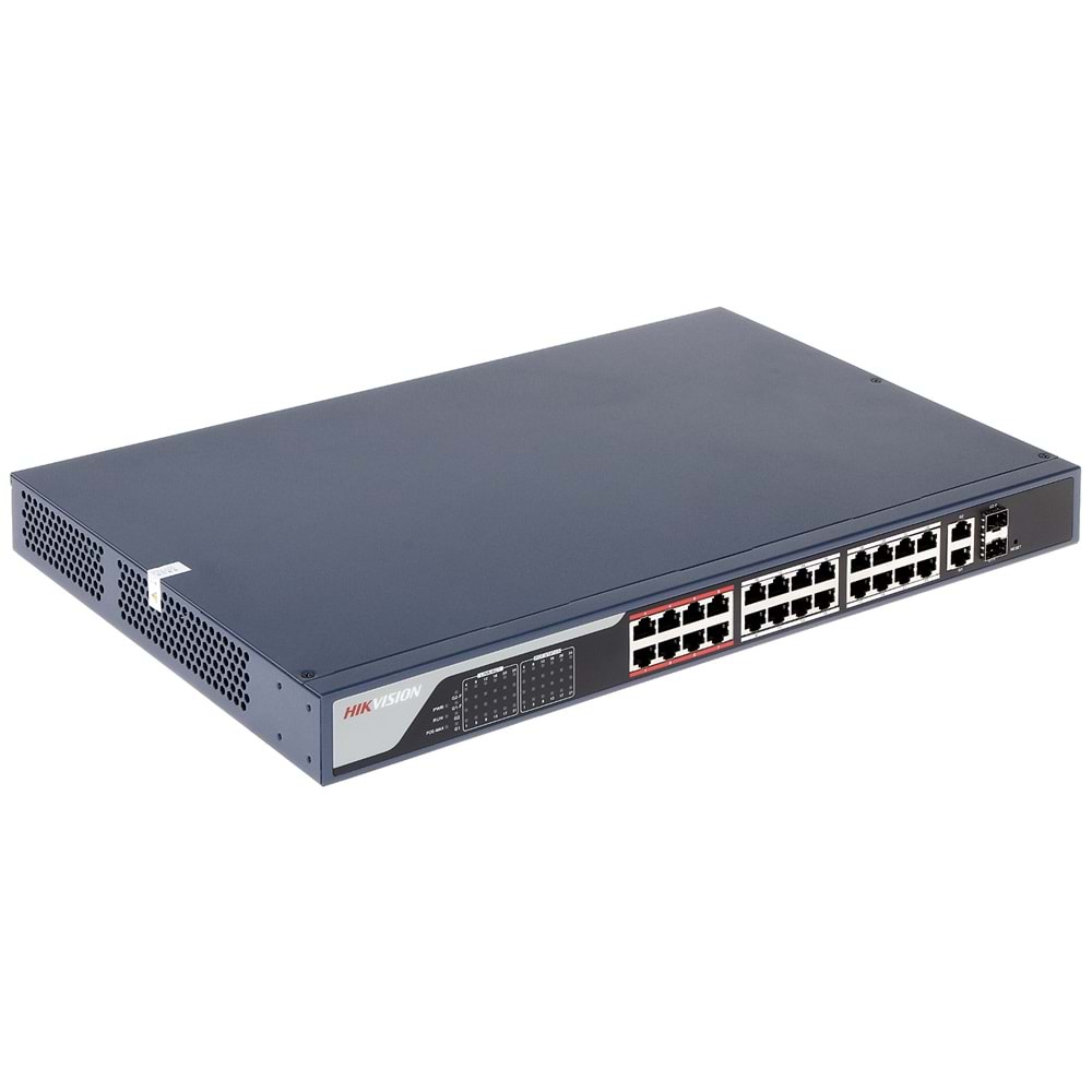 DS-3E1326P-EI 24 Port 10/100 Smart Managed 24 Port PoE 370watt