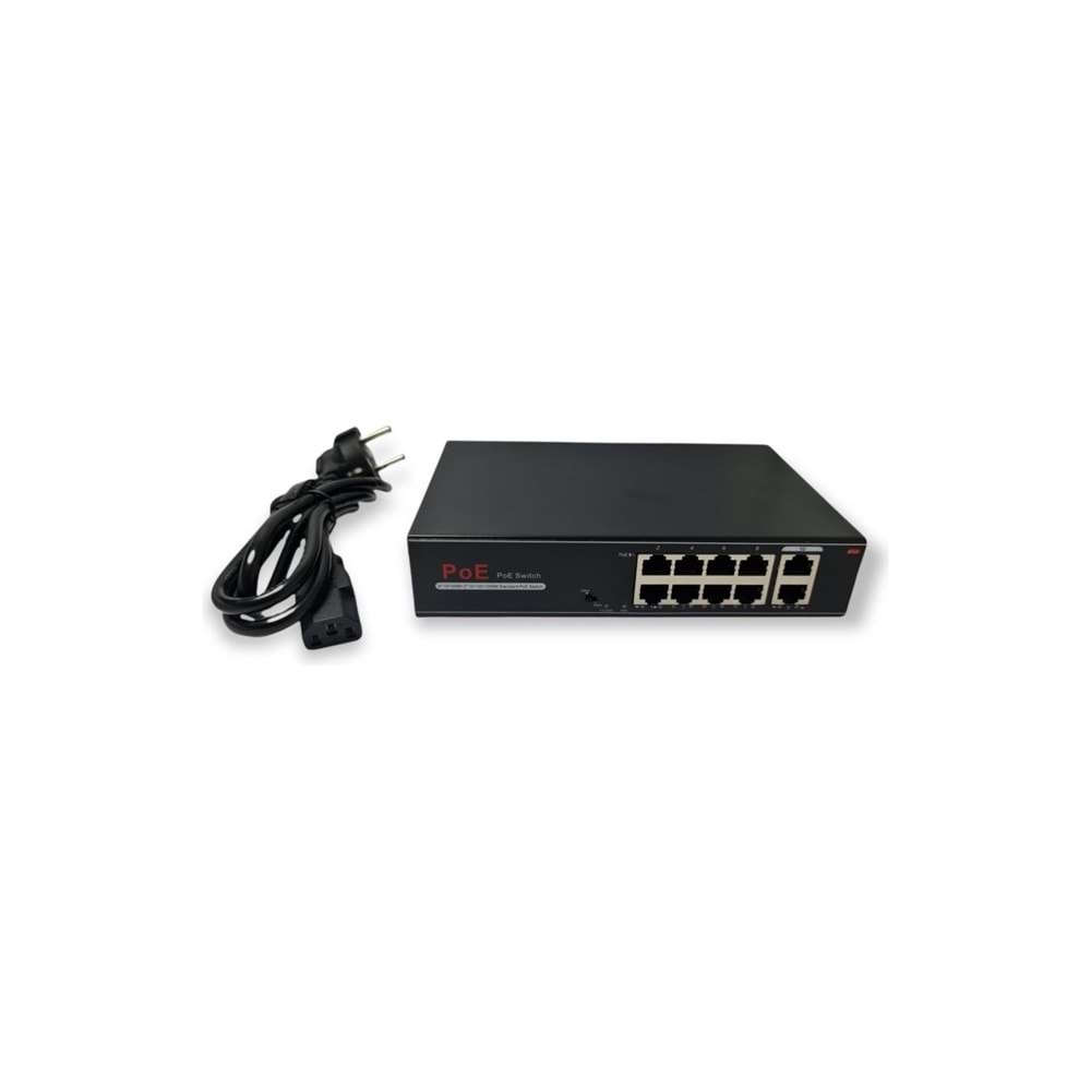 AV-H1108PGL 8+2 Port Poe Switch