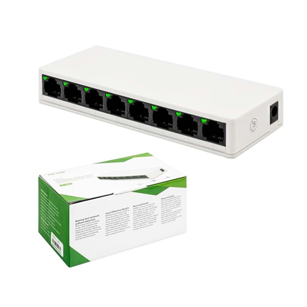 ESW-108 8 Port 10/100Mbps Ethernet Switch Hub