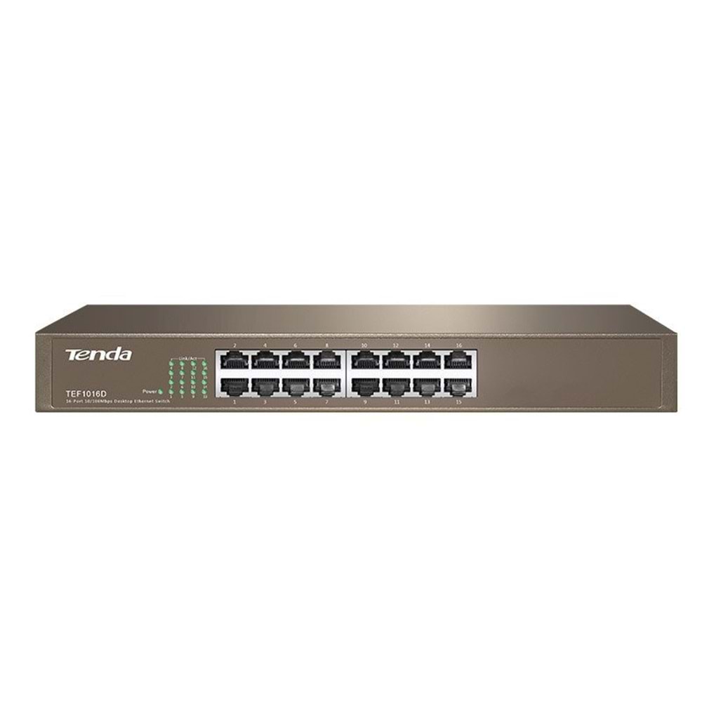 TEF1016D 16 Port 10/100 Desktop Ethernet Switch