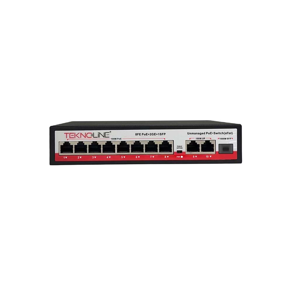 TGD-P8S/48 8FEP+2GE+1 SFP (48V) Poe Switch