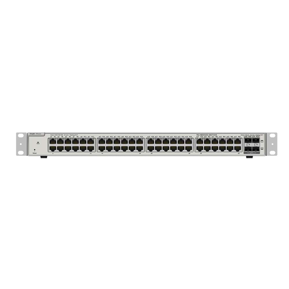 RG-NBS5200-48GT4XS 48 PORT GIGABIT+ 4X10GB SFP L2+ YÖNETİLEBİLİR SWITCH