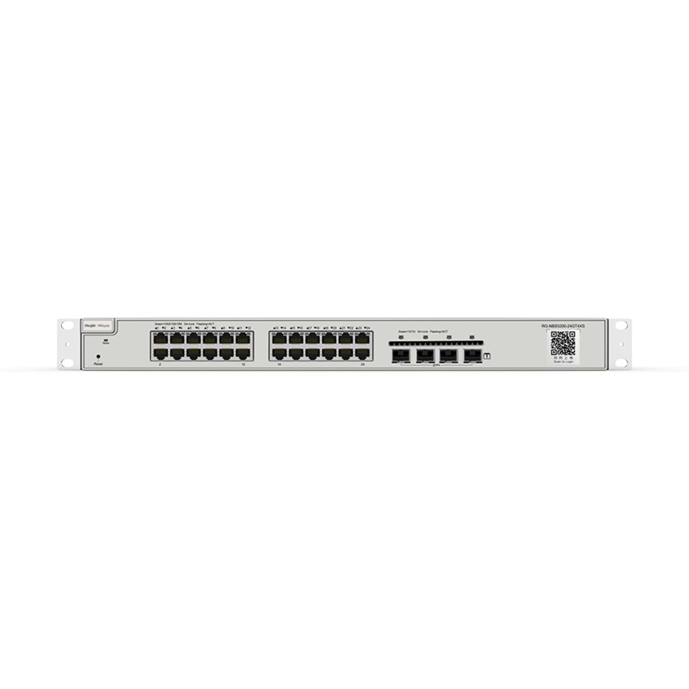 RG-NBS5200- 24GT4XS 24 x 10/100/1000 | 4 x 10G SFP Switch