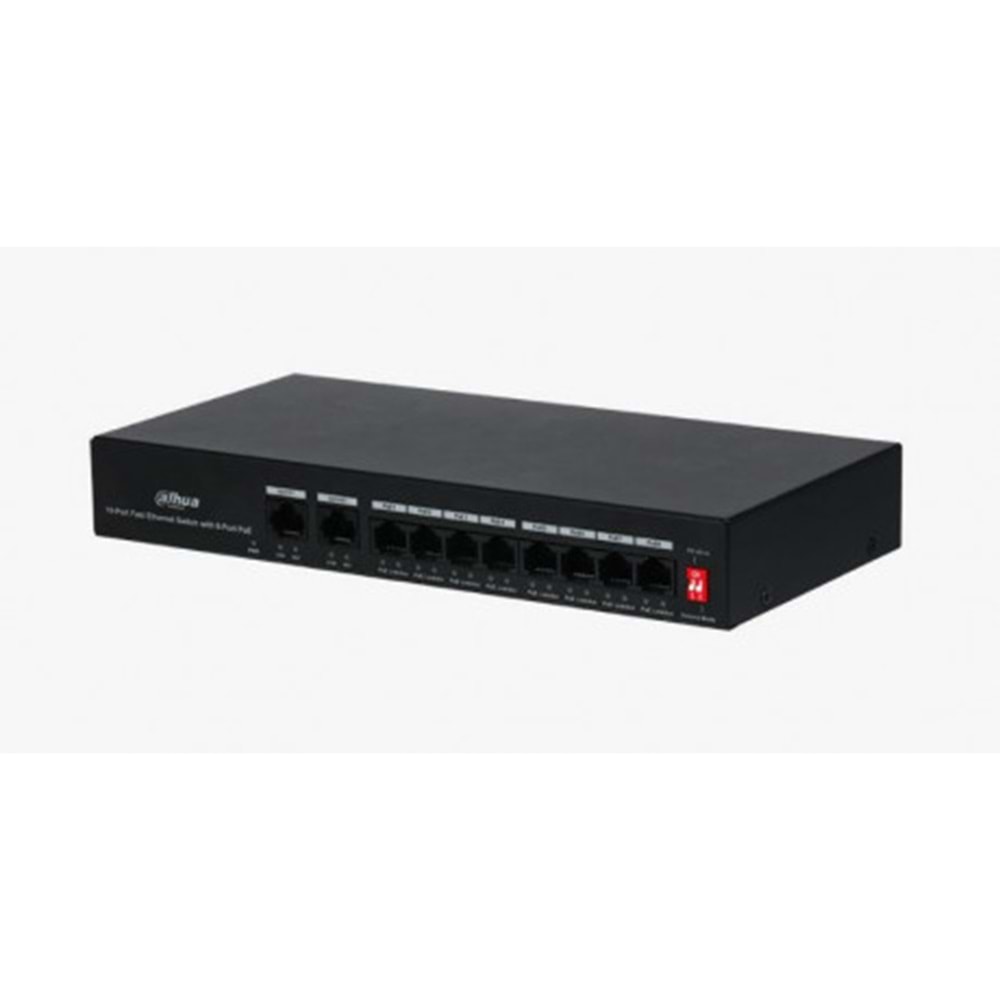 PFS3010-8ET-65 8PORT 8XFE-2XFE 65W POE SWİTCH