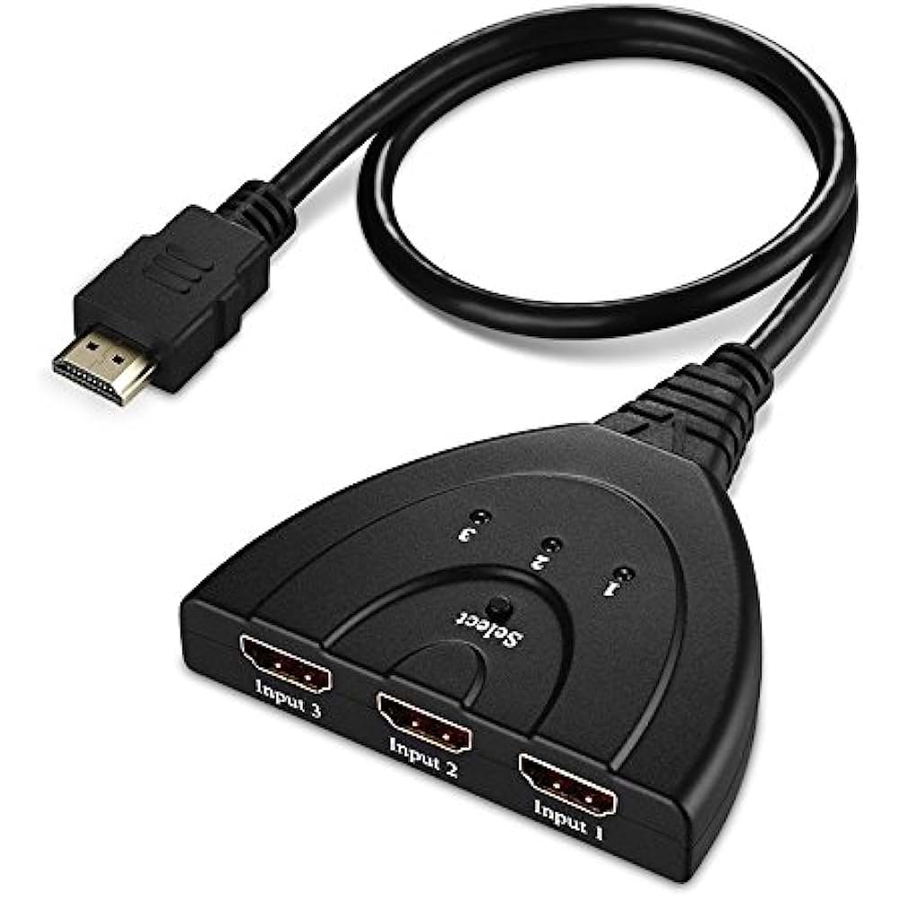 1*Erkek HDMI-3*Dişi HDMI Çoğaltıcı